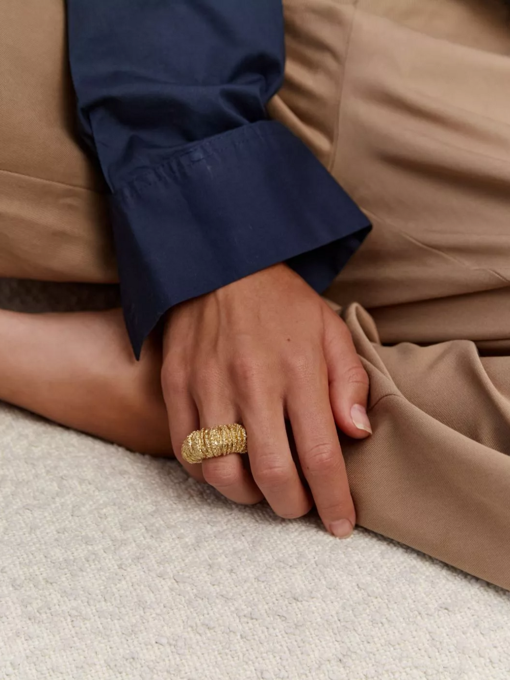 Golden Coil Ring