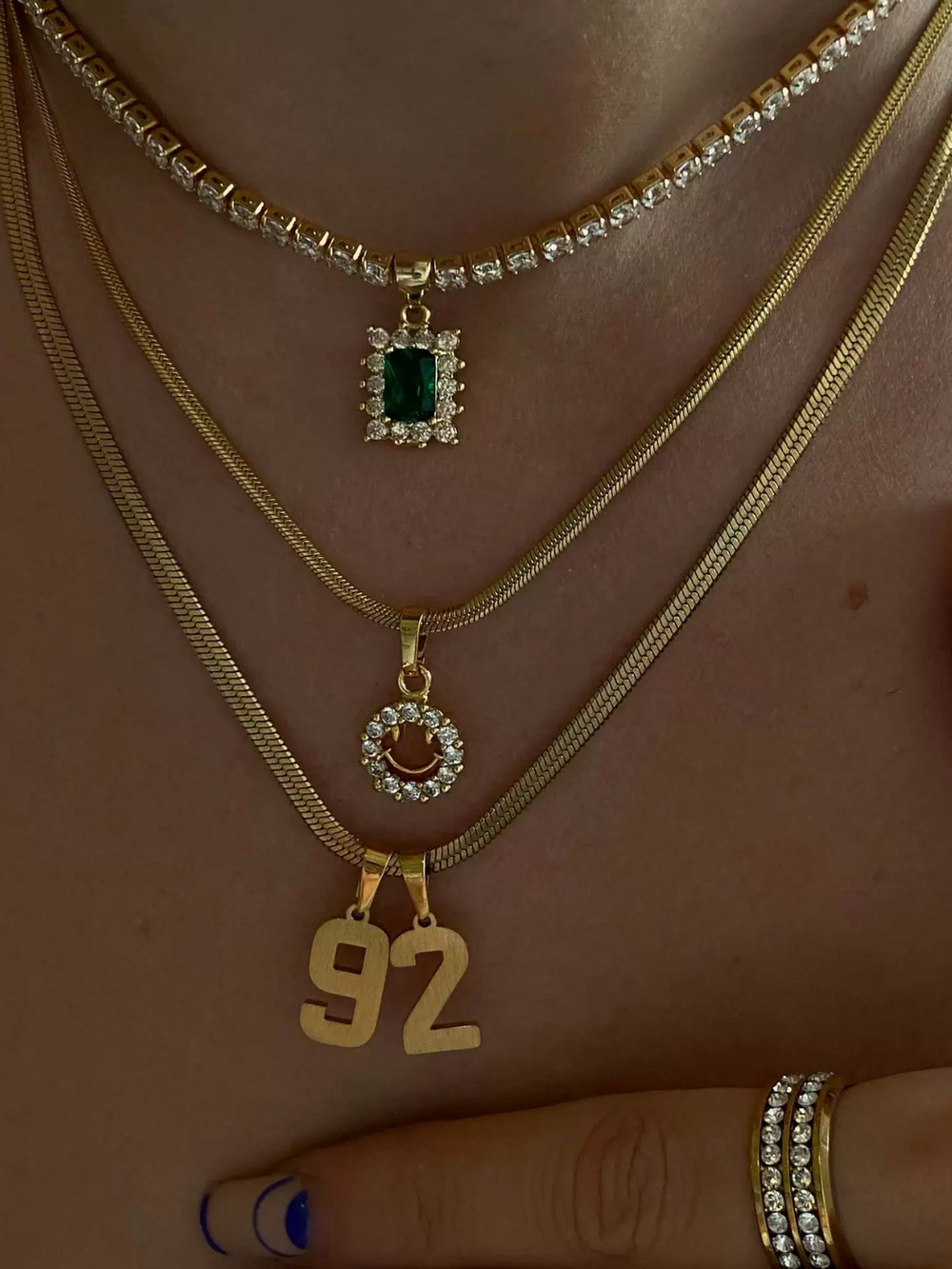 Number Pendant Necklace