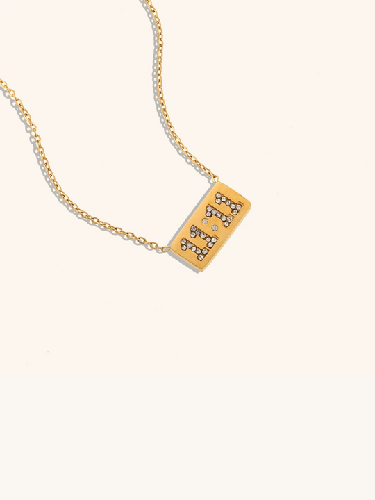 11:11 Pave Bar Necklace