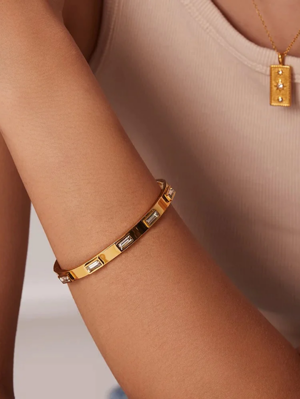 Diamant-Baguette-Armband