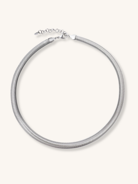 Silver Serpent Necklace
