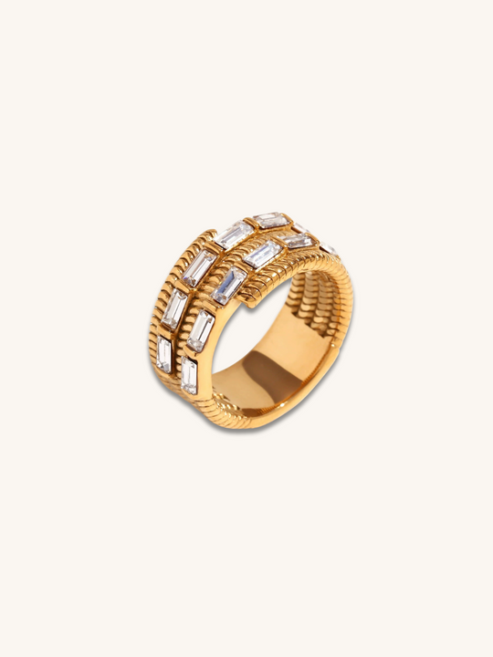 Regal Baguette Ring