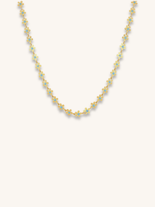 Collar floral caprichoso