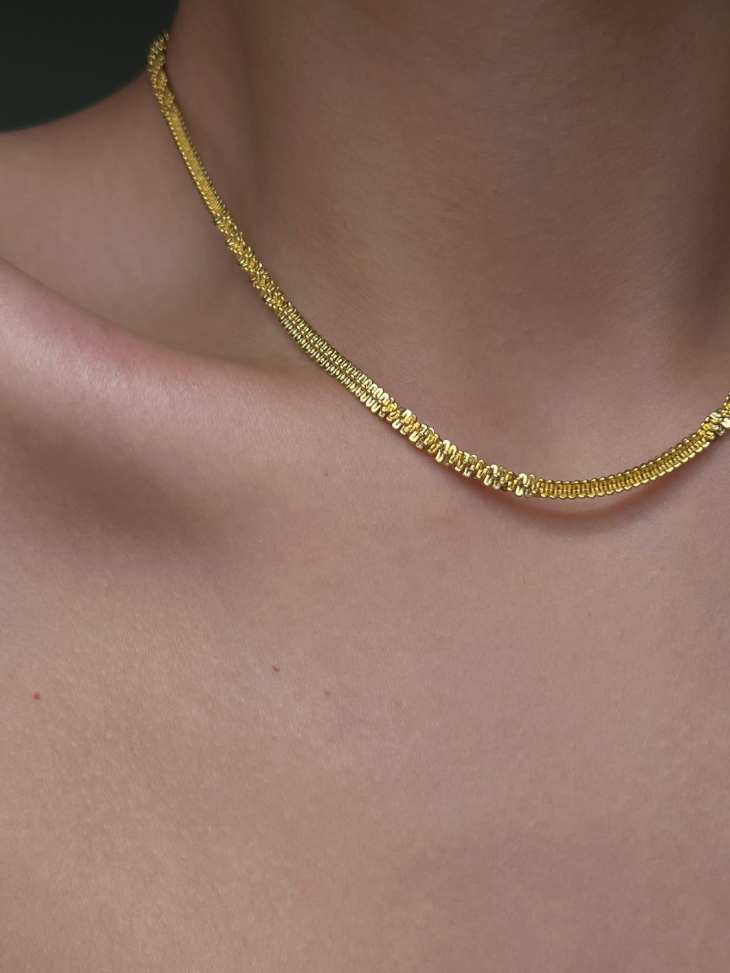Golden Mirage Chain Necklace