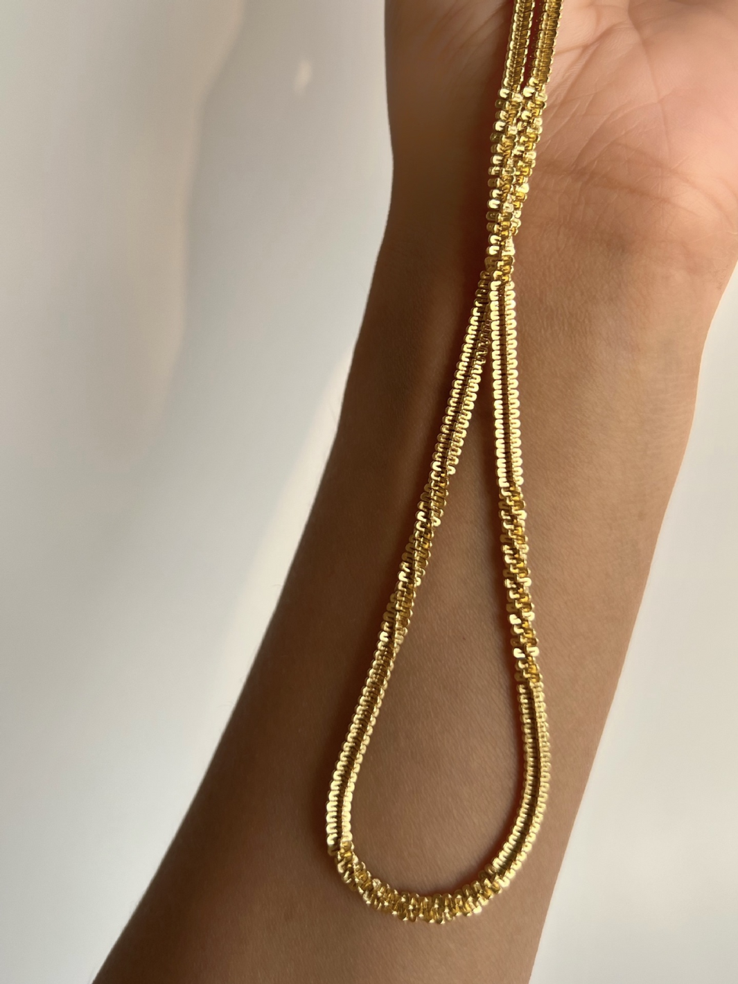 Golden Mirage Chain Necklace