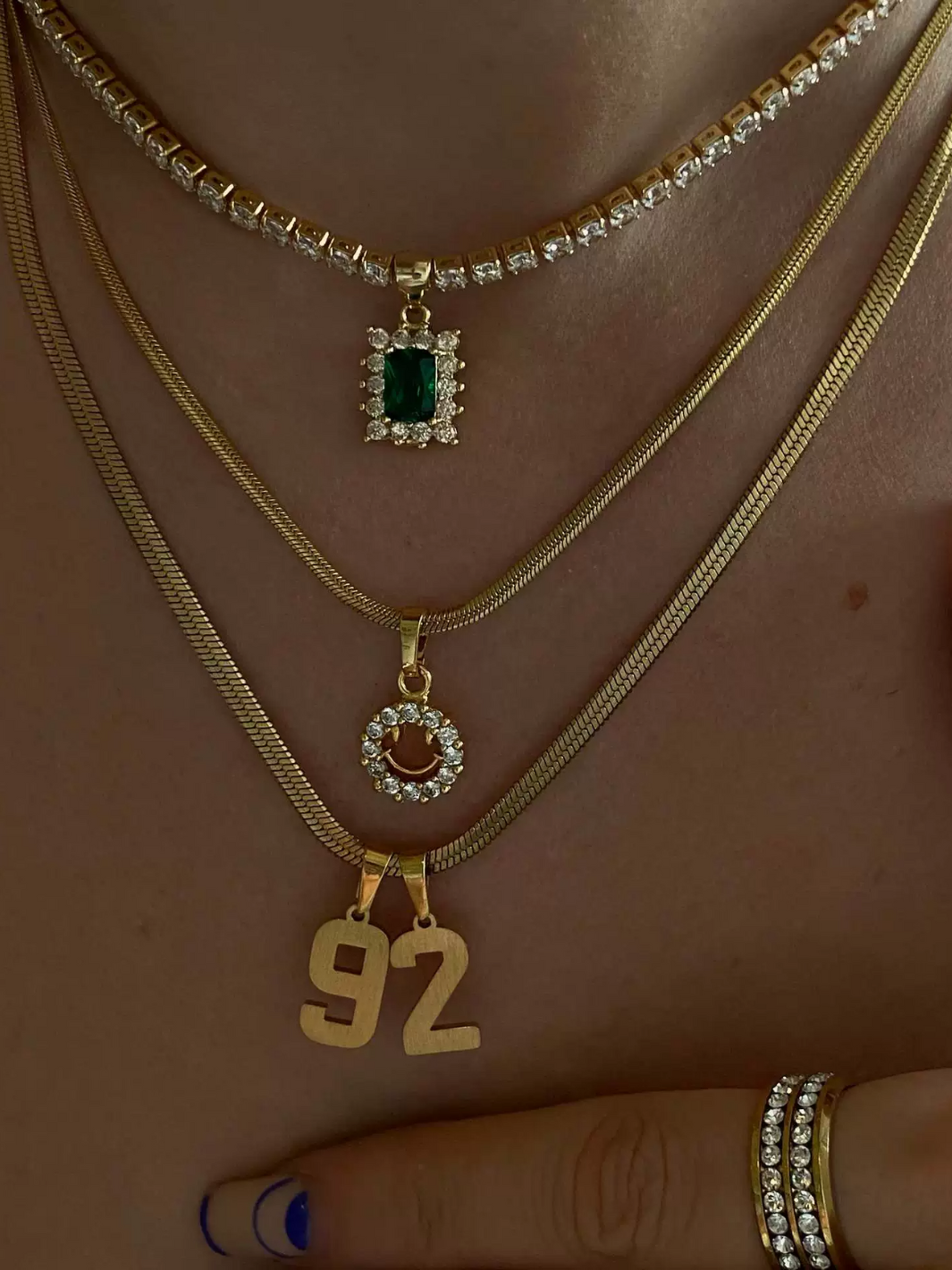 Number Pendant Necklace